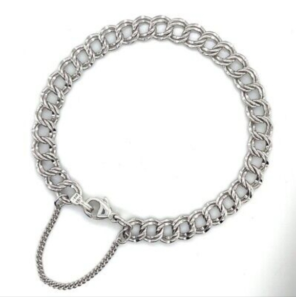 James Avery Double Link Sterling Silver Bracelet 🥰/ inches